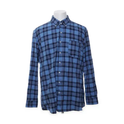 Overhemd (Blauw, Wit) van Dressmann Katoen