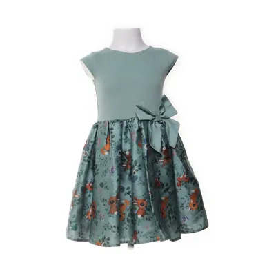 Klänning (Grön, Flerfärgad) från H&M Elastan, Polyester, Viskos