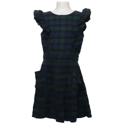 Jurk (Blauw, Groen) van Morley Katoen