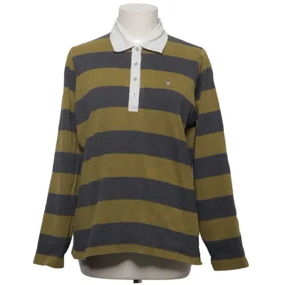 Rugbytröja (Grå, Gul, Vit) från GANT Woman Bomull