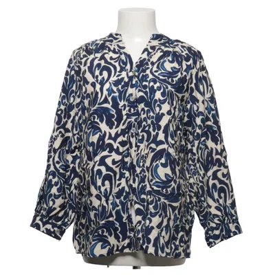Bluse (Blå, Beige) fra Mix by Heart Viscose