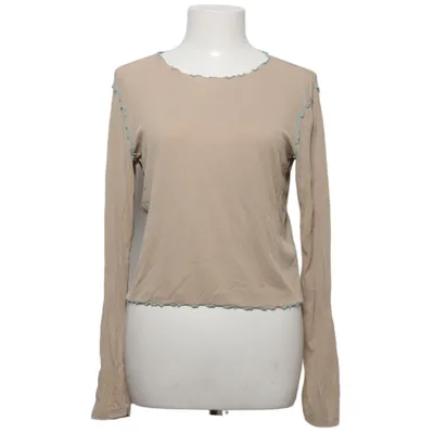 Lange mouwen shirt (Beige) van Madewell Katoen, Elastaan, Lyocell