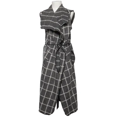Gilet (Gris, Blanc) de Mela Loves London Polyester, Laine