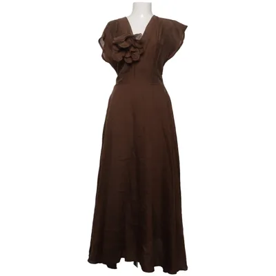 Maxikjole (Brun) fra Motel Lyocell, Polyester