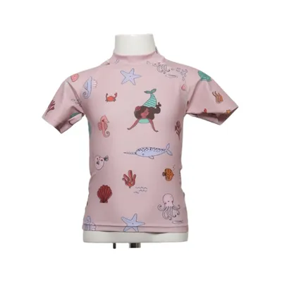 Swim shirt (Pink, Multicolored) from Next Elastane, Polyester