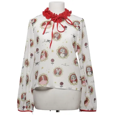 Blouse (Blanc, Rouge, Multicolore) de Something