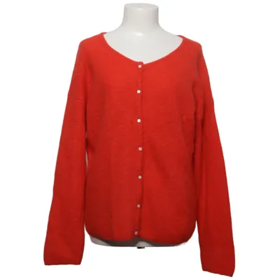 Cardigan (Red) from La Maille Sézane Acetate, Alpaca wool, Cotton, Mohair, Polyamide