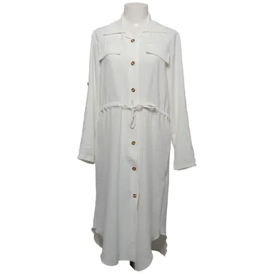 Blousejurk (Wit) van Passion Elastaan, Polyester