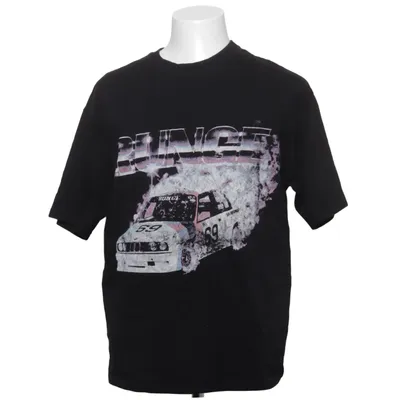 T-shirt (Svart, Flerfärgad) från Runge Bomull