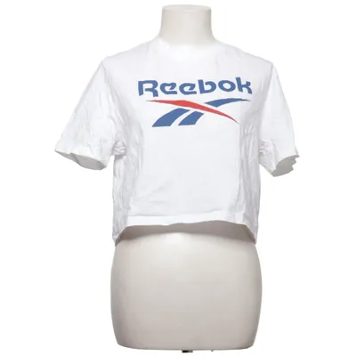 T-shirt (Hvid, Blå, Rød) fra Reebok Bomuld, Elastan