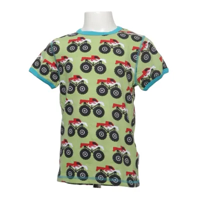 T-shirt (Grön, Flerfärgad) från Maxomorra Bomull, Elastan
