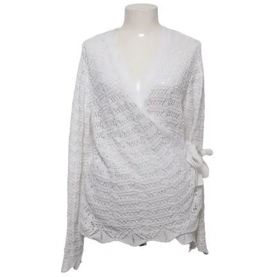 Cardigan (White) from Cappuccini Acrylic, Cotton