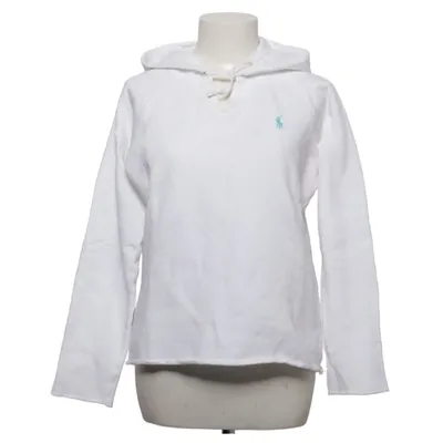 Huvtröja (Vit) från Ralph Lauren Sport Akryl, Bomull