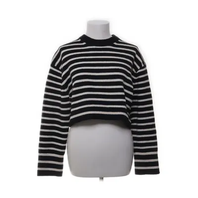 Tröja (Svart, Vit) från H&M Polyester, Akryl, Ull