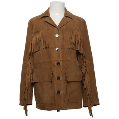 Leather jacket (Lala Daim Franges) from Zadig & Voltaire Leather