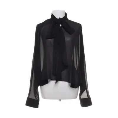 Knytblus (Svart) från H&M Edition Polyester