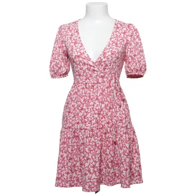 Omlottklänning (Rosa, Vit, Flerfärgad) från Gina Tricot Elastan, Polyester