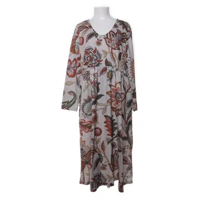 Dress (Beige, Multicolored) from Maria & Gabriele Cotton, Polyester