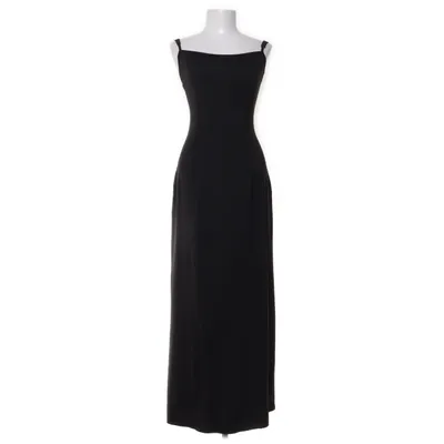 Maxikjole (Sort) fra Weekday Polyester, Elastan