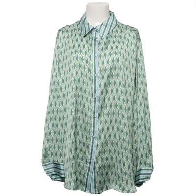 Blus (Grön, Blå, Vit) från Gallery Polyester