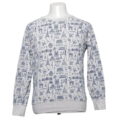 Collegetröja (Grå, Blå) från Disneyland Paris Bomull, Polyester