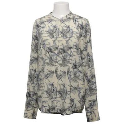 Blouse (Blauw, Wit, Meerkleurig) van Julie Fagerholt Elastaan, Zijde