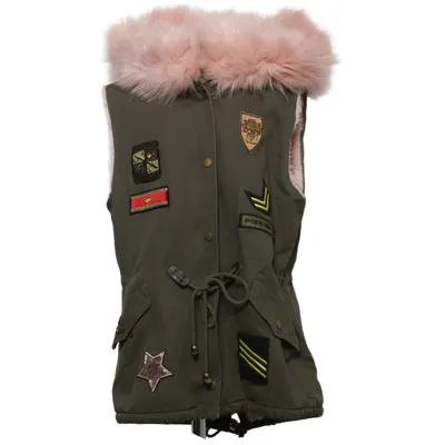 Outdoor vest (Groen, Roze) van New Age Katoen, Polyester