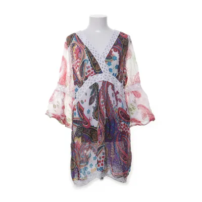 Tunic (White, Multicolored) from Indian Emporium