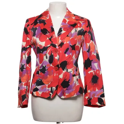 Kavaj (Röd, Flerfärgad) från Weekend MaxMara Bomull, Elastan