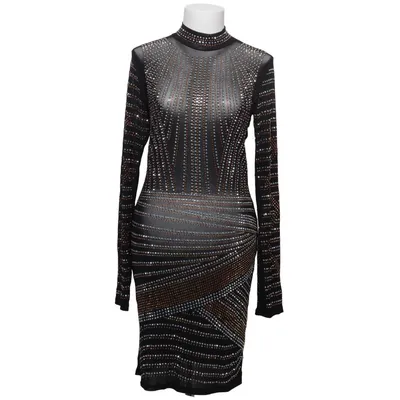 Aftonklänning (Svart, Flerfärgad) från Sjl Apparel Elastan, Polyamid