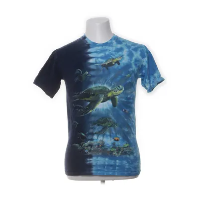 T-shirt (Blå, Flerfarvet) fra Gildan Bomuld