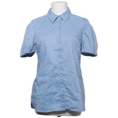 Kortärmad skjorta (Blå) från Second Female Bomull, Polyamid