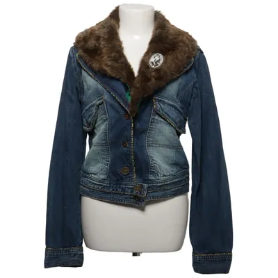 Veste en jeans fourrée (Bleu) de Freesoul