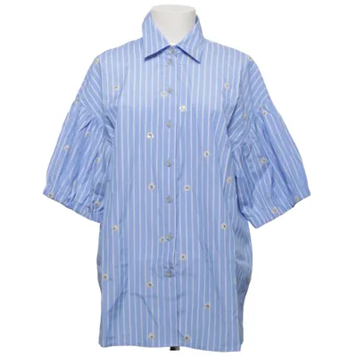 Korte mouwen shirt (Blauw, Wit) van Xandres Katoen, Polyester