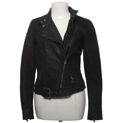 Bikerjacka (PL400797 MORGAN) från Pepe Jeans Bomull, Skinn, Polyester