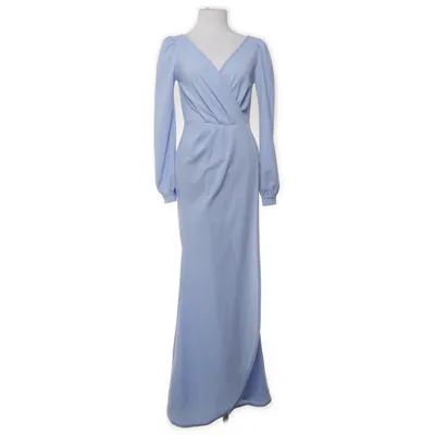 Långklänning (Blå) från Boohoo Elastan, Polyester