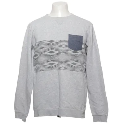 Sweatshirt (Gray, Blue, Multicolored) from Quiksilver Cotton, Polyester