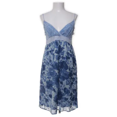 Dress (Blue, White) from Noa Noa Cotton, Viscose