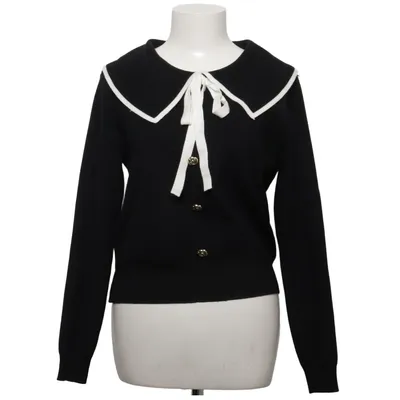 Cardigan (Zwart, Wit) van Fashion Polyester, Viscose