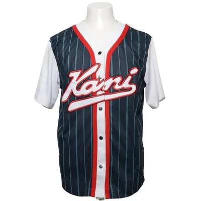 Honkball T-shirt (Blauw, Wit, Rood) van Karl Kani Polyester