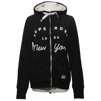 Huvtröja (Svart) från Superdry Bomull, Polyester