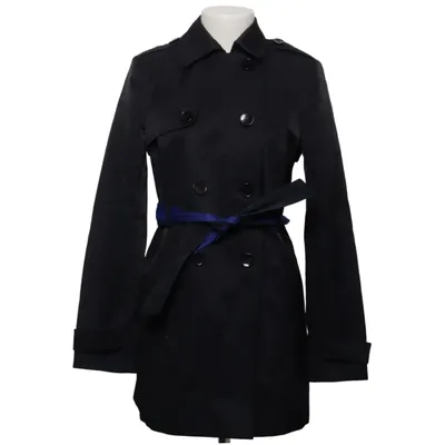 Trench-coat (Noir, Bleu) de Principles Coton, Polyester