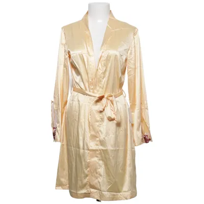 Morgenkåbe (Gul) fra Livco Corsetti Elastan, Polyester