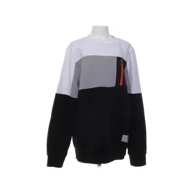 Collegetröja (Svart, Grå, Vit) från Download Bomull, Polyester