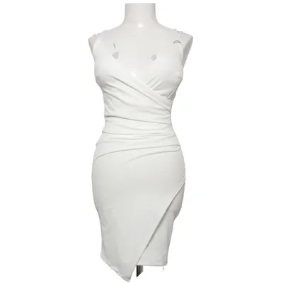 Klänning (Vit) från L&S Elastan, Polyester