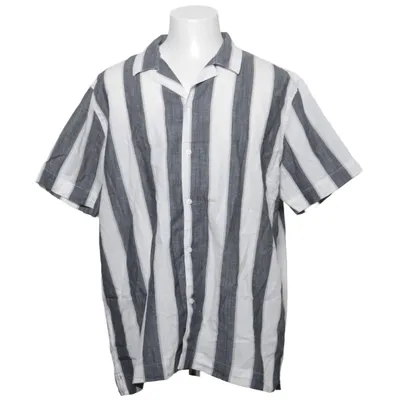 Kortärmad skjorta (Grå, Vit) från Lindbergh White Bomull, Linne