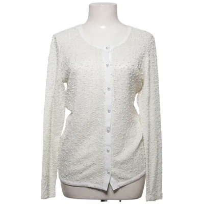 Cardigan (Wit) van Amy Vermont Metallvezel, Polyester