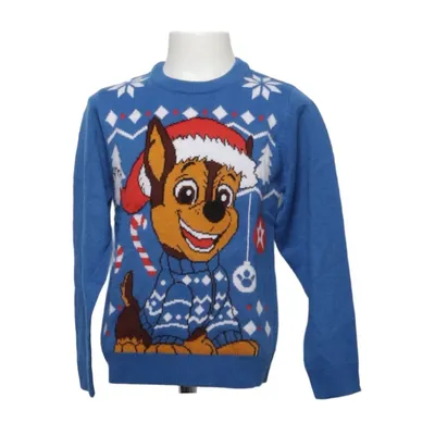 Kersttrui (Blauw, Meerkleurig) van Nickelodeon Acryl