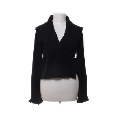 Wrap cardigan (Black) from Guitare Angora, Cashmere, Polyamide, Viscose