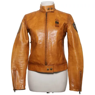 Veste en cuir (Marron) de Blauer Cuir, Polyester